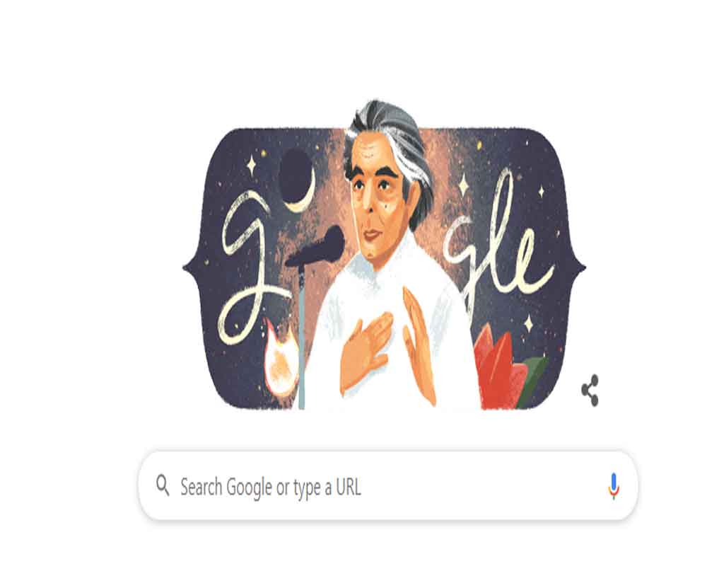 Google celebrates Kaifi Azmi's 101st birthday with doodle