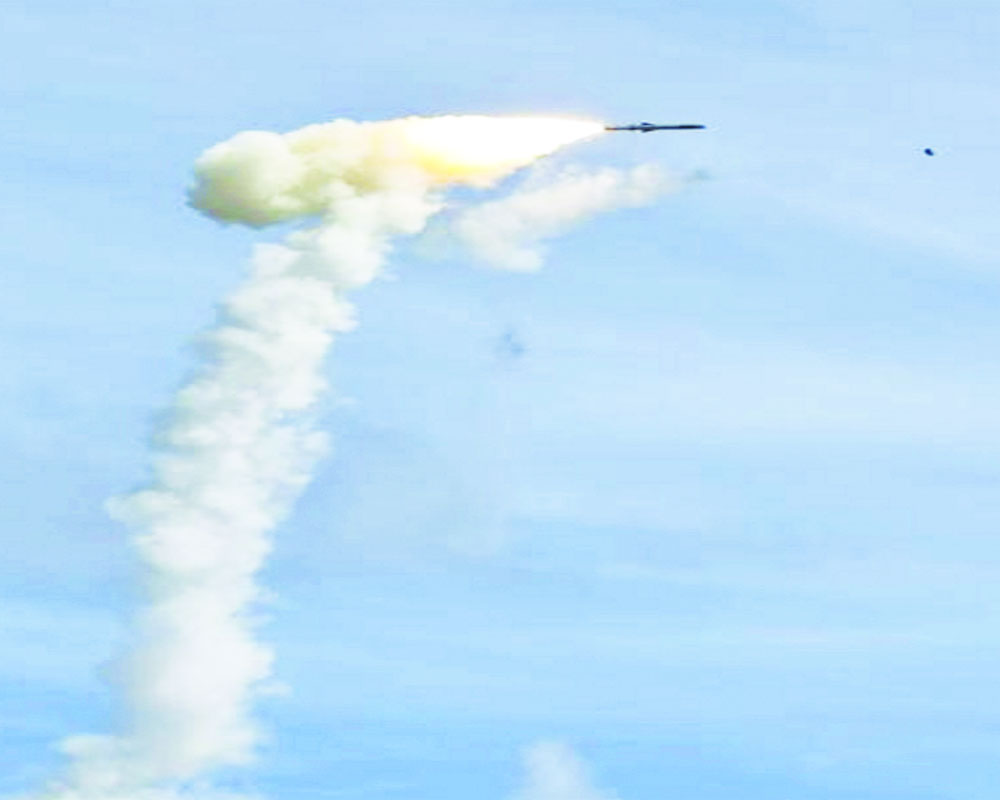 Improved version of Brahmos missile test-fired successfully