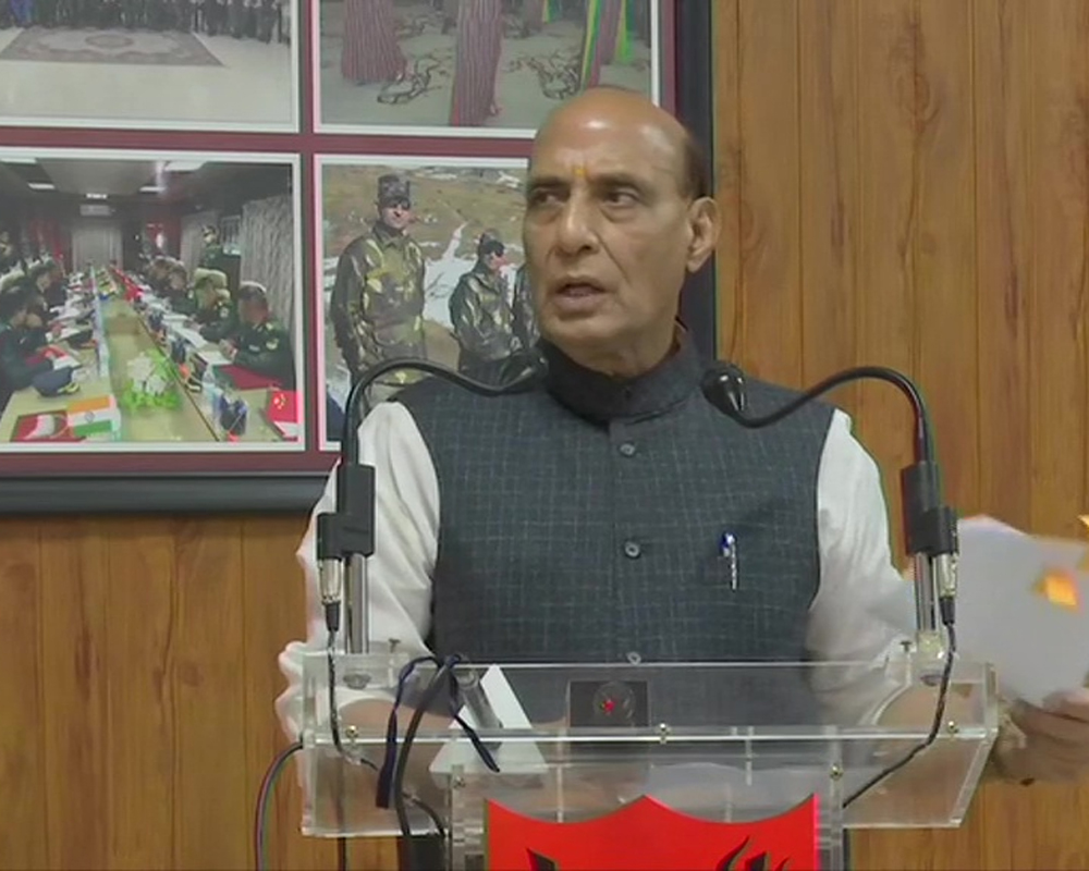 India wants end to border tension with China but will not cede an inch of land: Rajnath