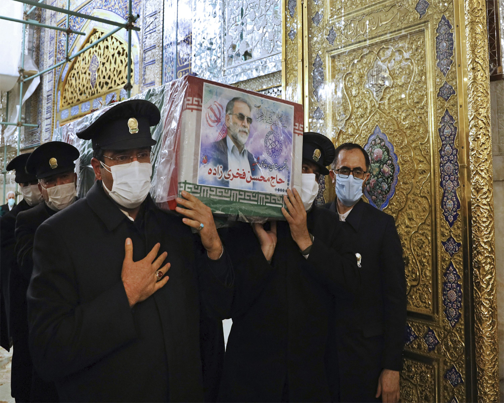 Iran begins funeral for slain military nuclear scientist