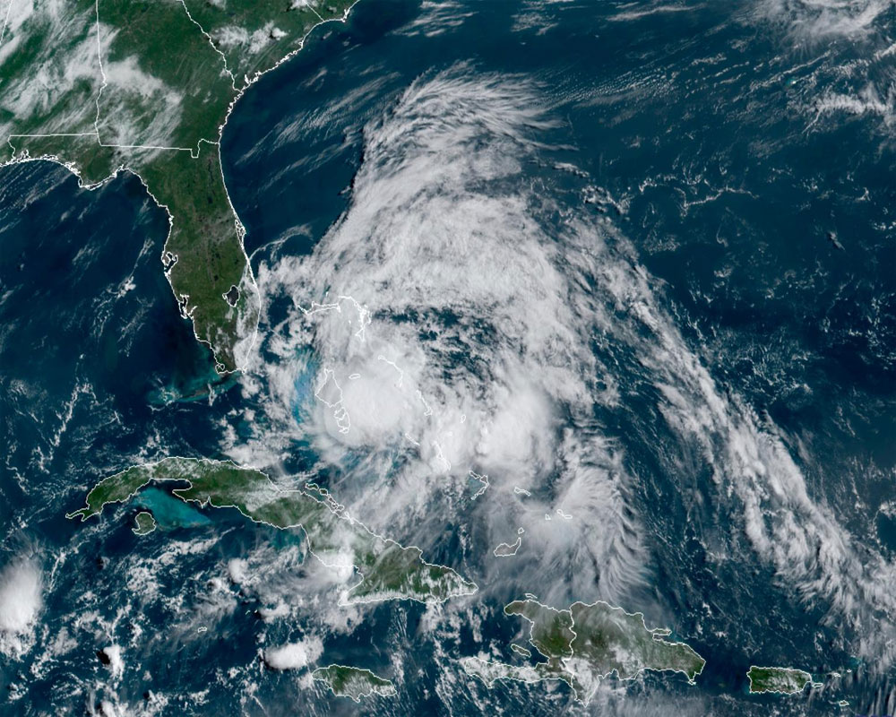 Isaias nears virus-hit Florida after lashing the Bahamas