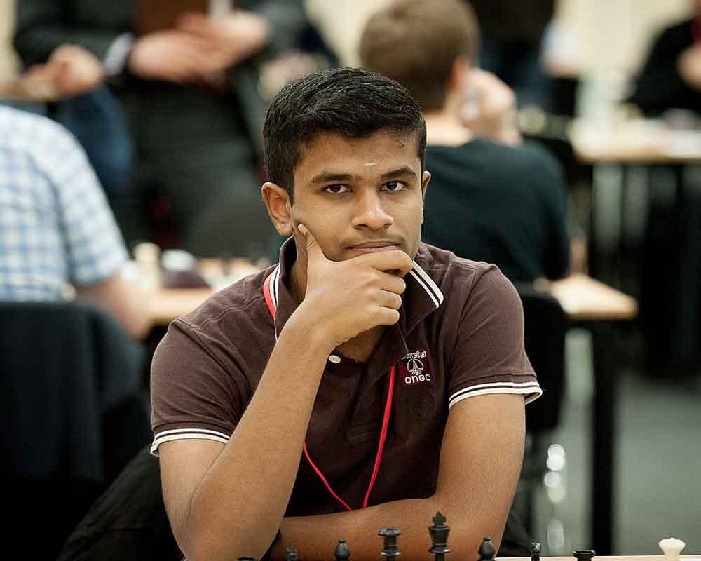 Karthikeyan Murali, Vaibhav Suri win in round 2 at Gibraltar chess