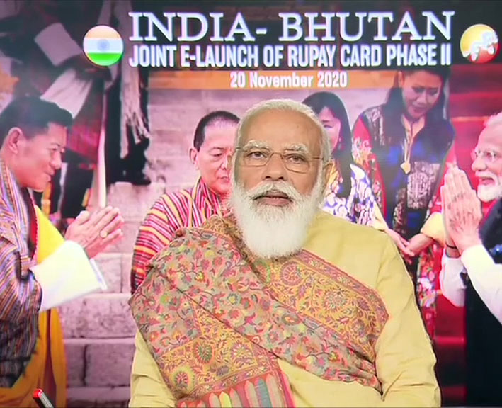 Modi, Bhutanese PM jointly launch RuPay card Phase-II