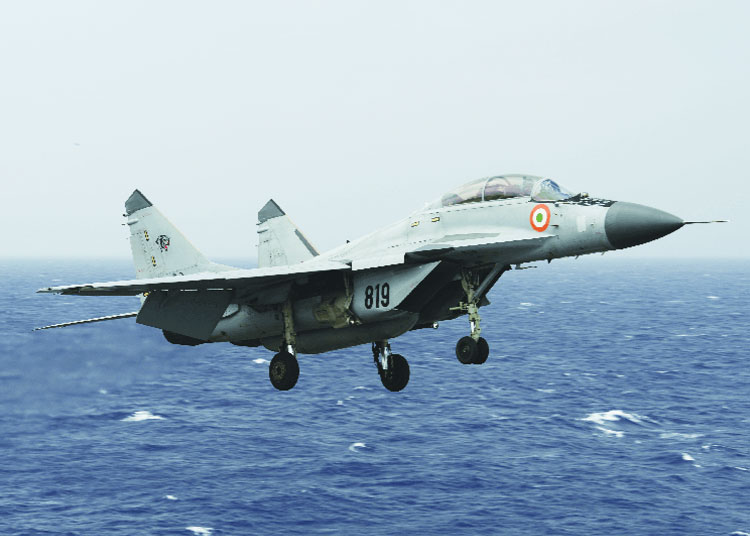 Pilot missing after MiG-29K crashes into Arabian Sea