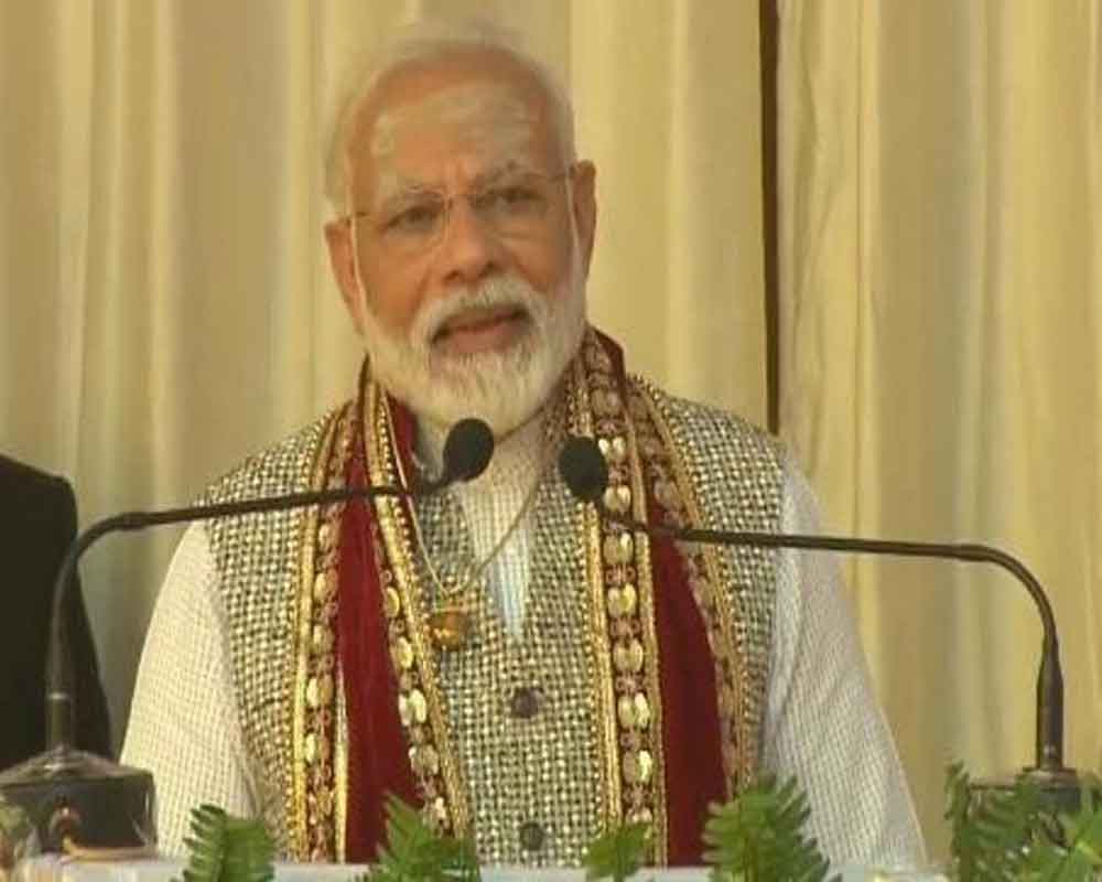 PM launches, lays foundation of 50 projects worth Rs.1,254 cr
