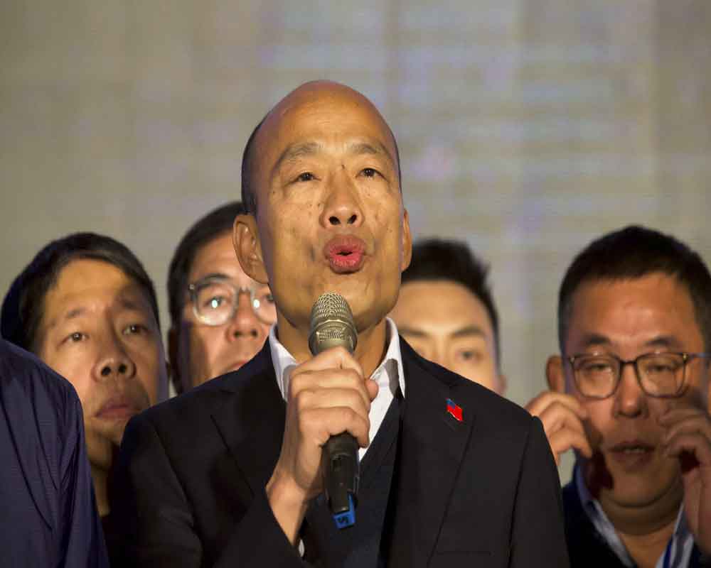 President Tsai Ing-wen declares victory in Taiwan election