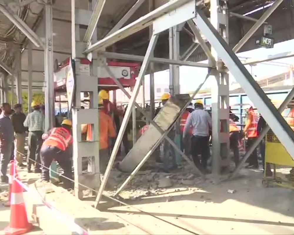 Part of ramp connecting FOB at Bhopal stn collapses; 8 injured