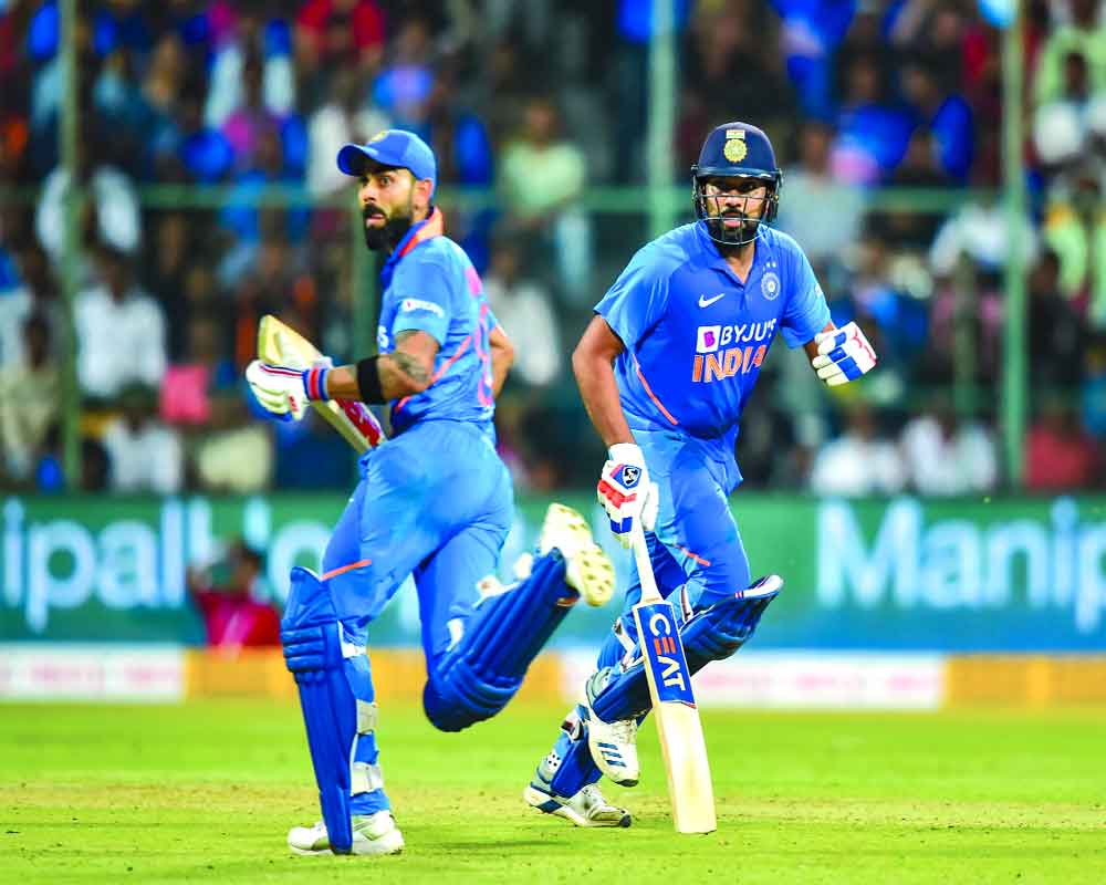 Rohit, Kohli guide India to series win against Australia