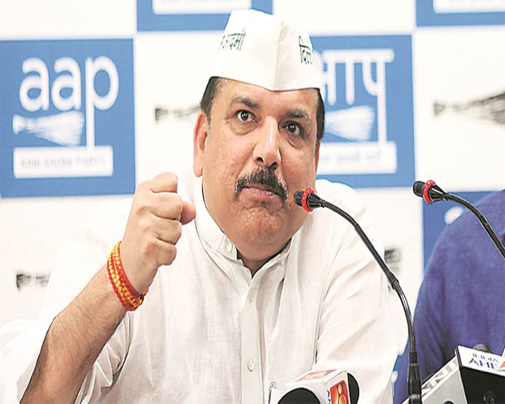 Sedition case filed against me for exposing UP govt: AAP leader Sanjay Singh