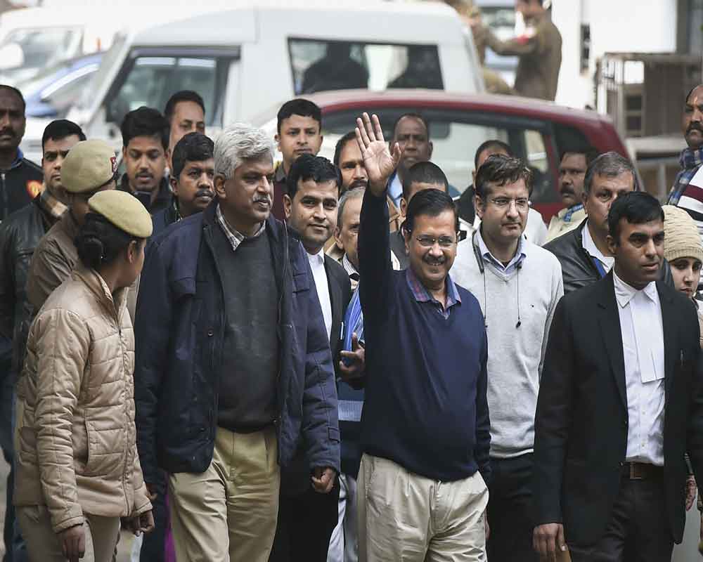 With token in hand, Kejriwal lines up to file nomination papers