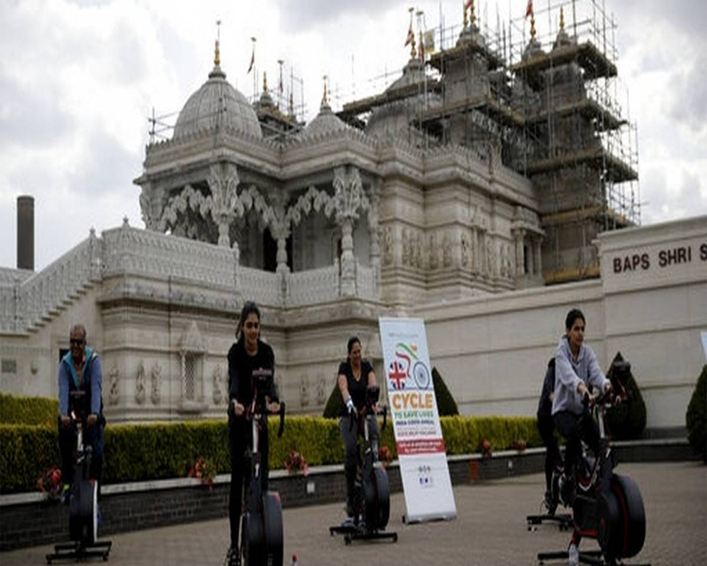 'London to Delhi' cycle raises cash for India's COVID crisis