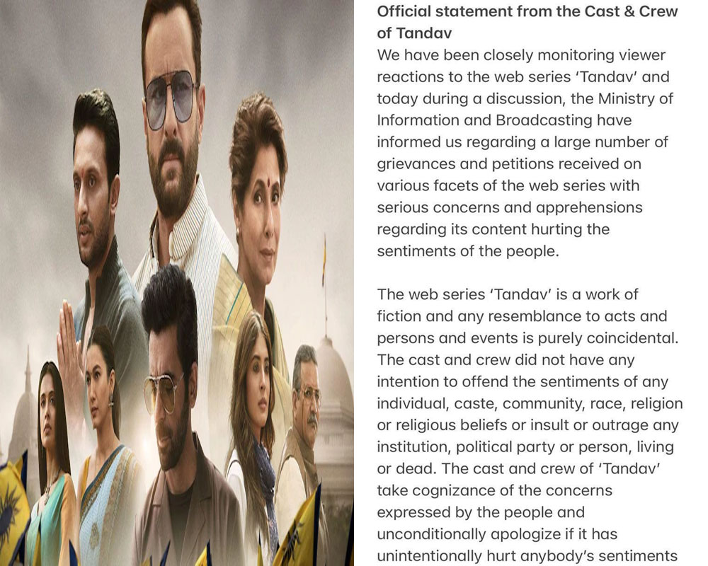 'Tandav' controversy: Creator Ali Abbas Zafar says sorry