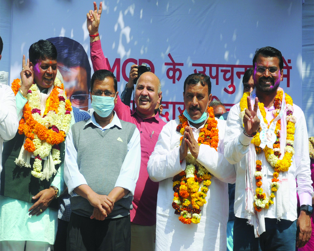 AAP wins 4 of 5 wards  in Capital, Congress 1