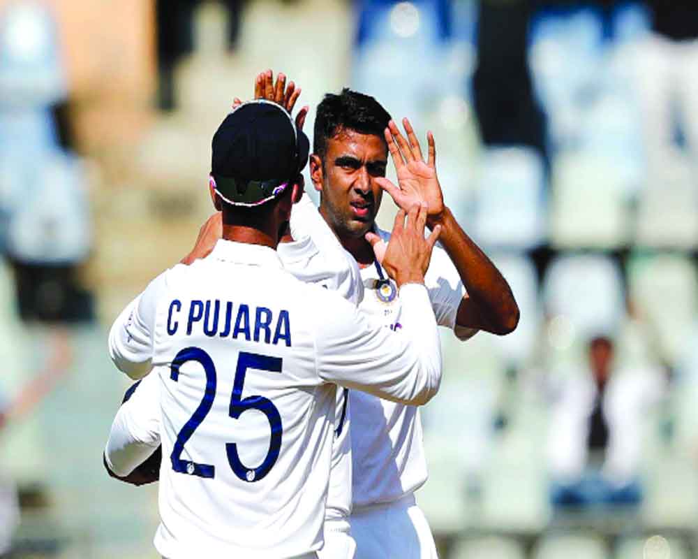 Ashwin turns it on as India aim for four day finish