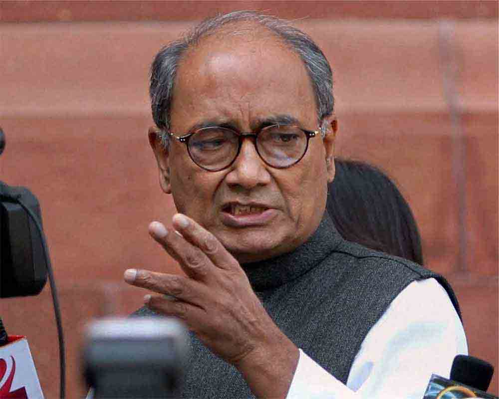Cong's first love is Pakistan: BJP on Digvijaya Singh's Clubhouse chat leak