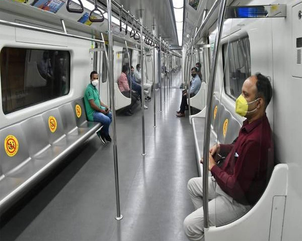 Delhi Metro to ply half of its trains on Monday at 5 to 15 minutes frequency