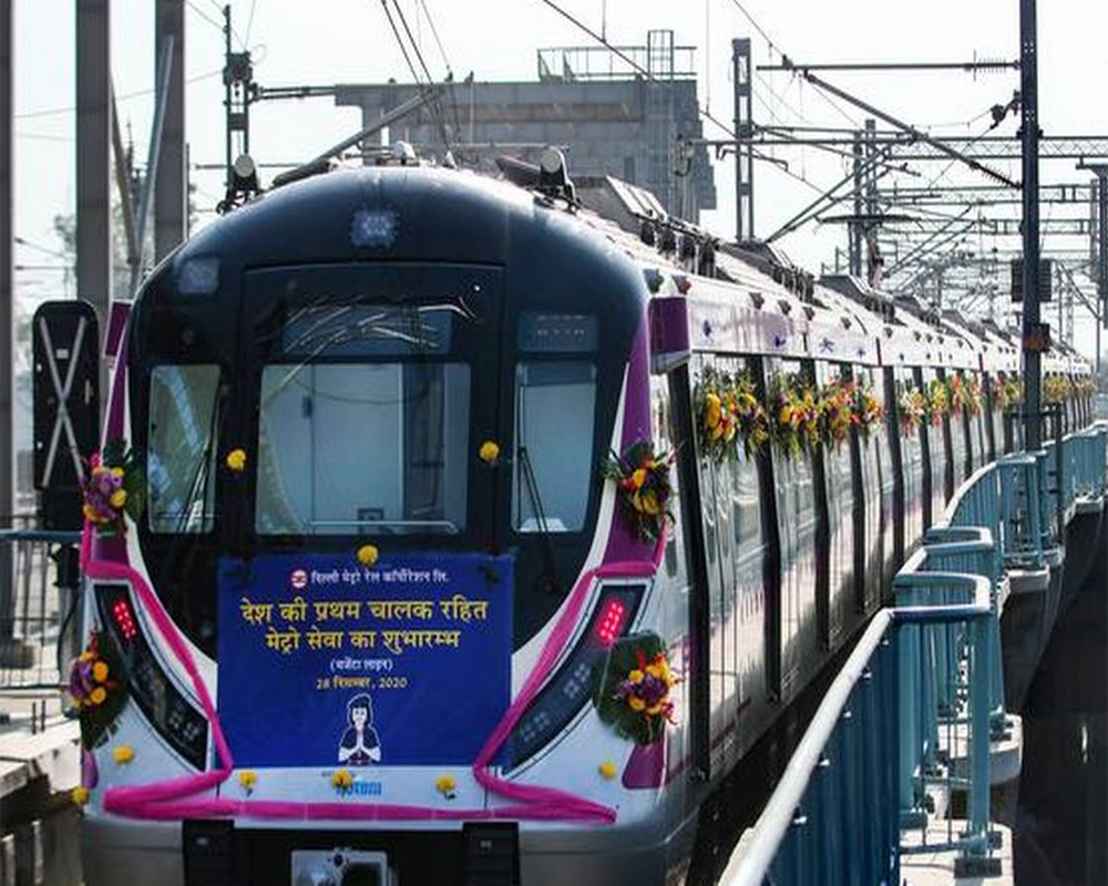 Driverless train operations on Pink Line flagged off