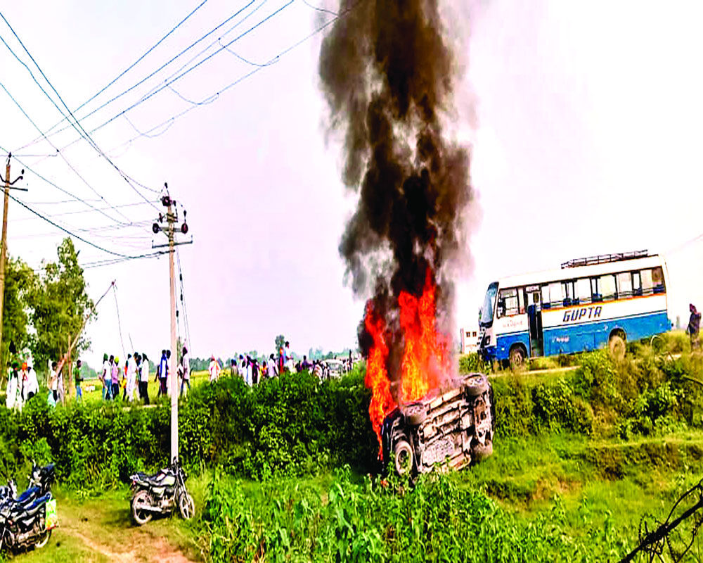 Farmers’ fury burns bright in Lakhimpur