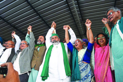 Farmers assemble at Delhi borders to mark 1 yr of protest