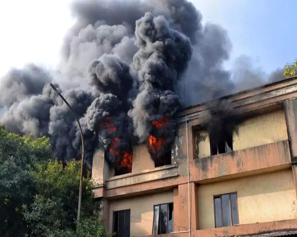 Fire breaks out at garment factory in Delhi's Okhla