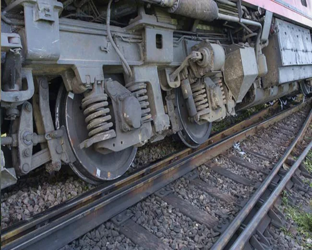 Goods train derails, falls into river in Odisha