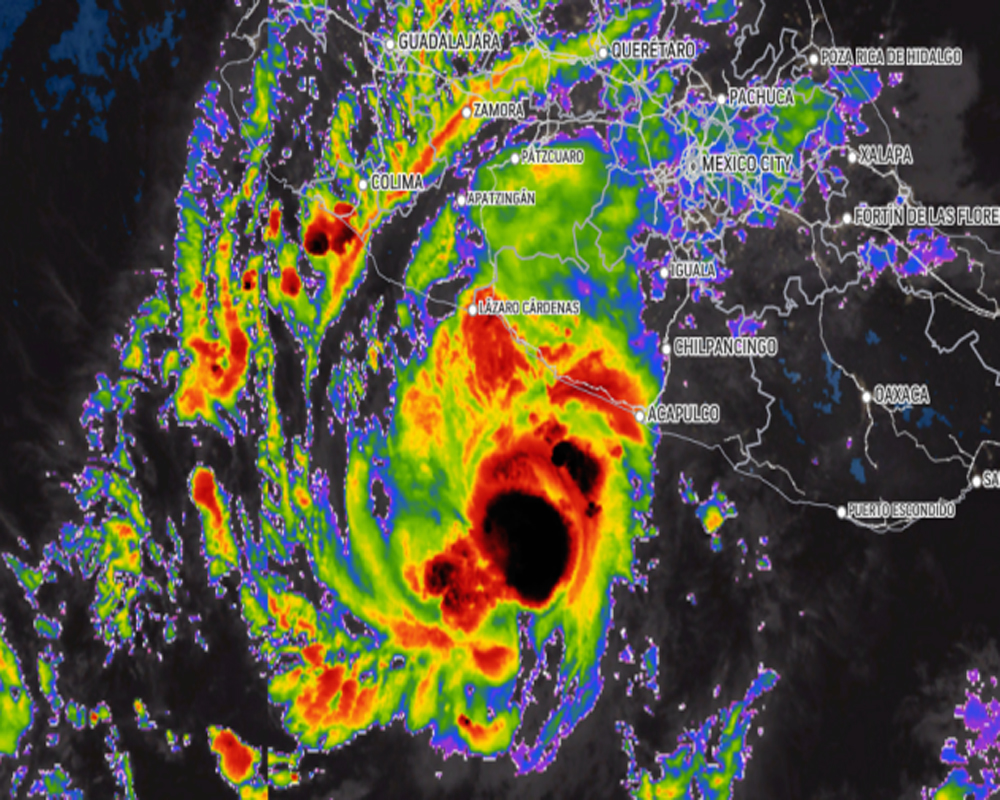 Hurricane Rick heads toward Mexico''s Pacific coast