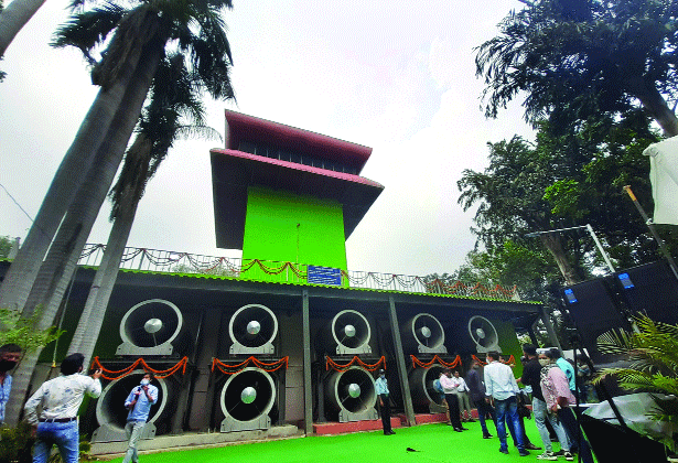 India’s first smog tower in Connaught Place