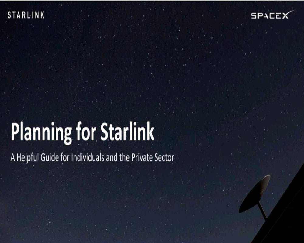 Musk's Starlink to apply for commercial license in India by Jan 31