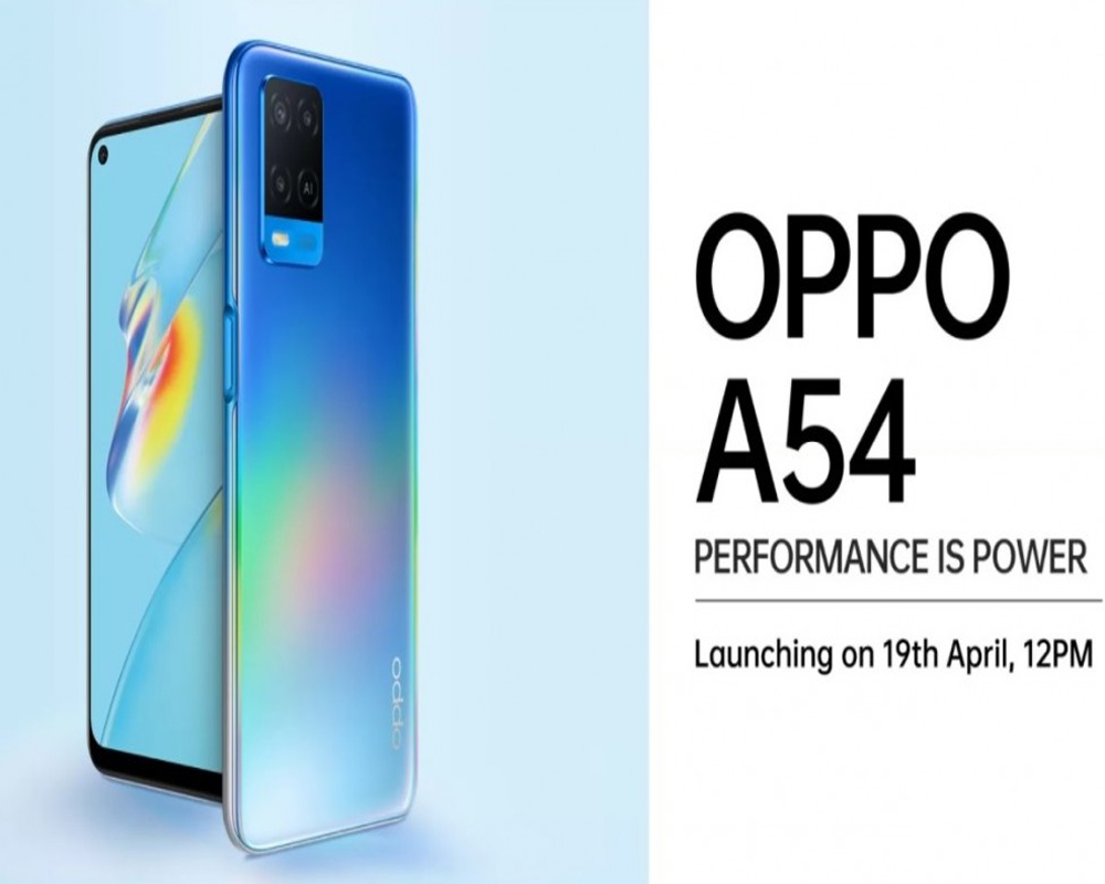 OPPO brings A54 smartphone in 3 variants to India