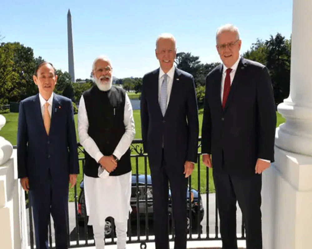 Quad leaders pledge to work together for peace and prosperity in Indo- Pacific region