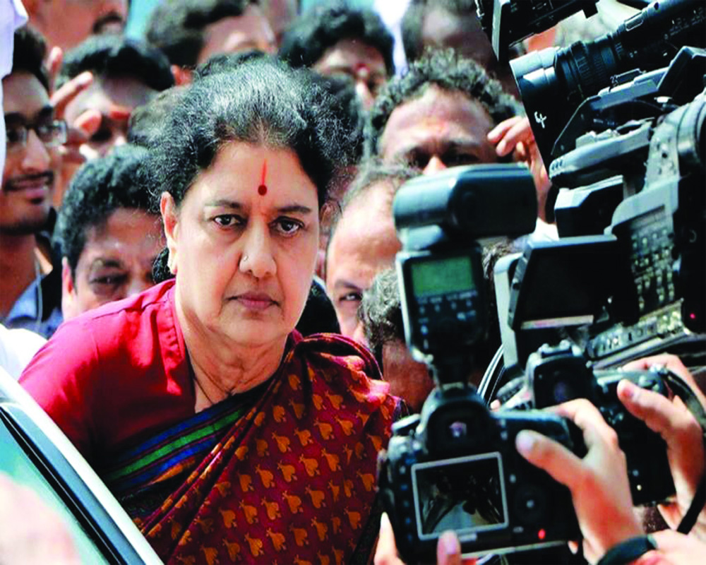 Sasikala's decision to stay away from politics favours AIADMK