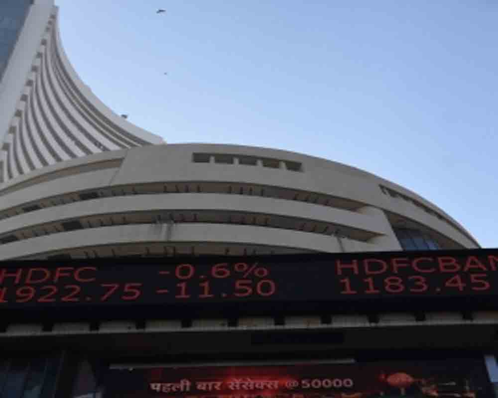 Sensex closes above 56K for first time