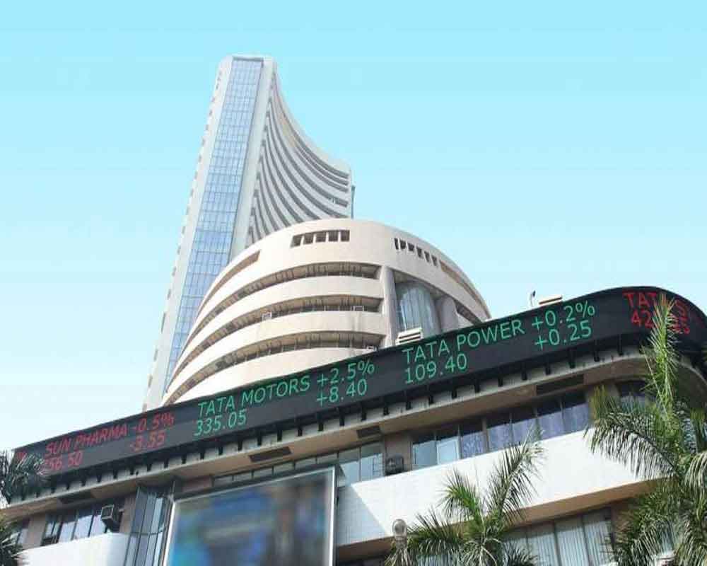 Sensex slips 123 pts; Nifty ends below 15,850