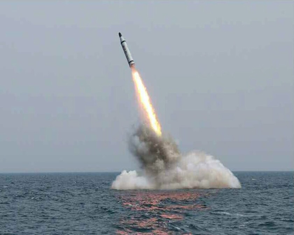 Seoul says North Korea tested possible submarine missile
