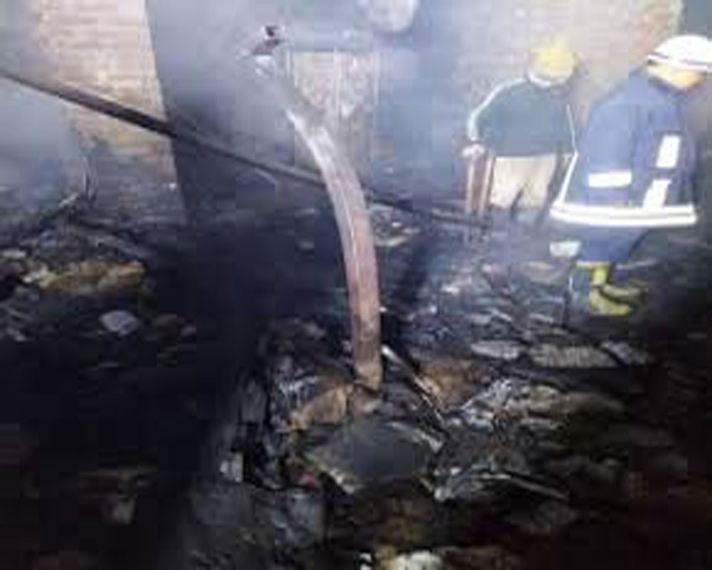 Three killed in fire at scrap shop in west Delhi