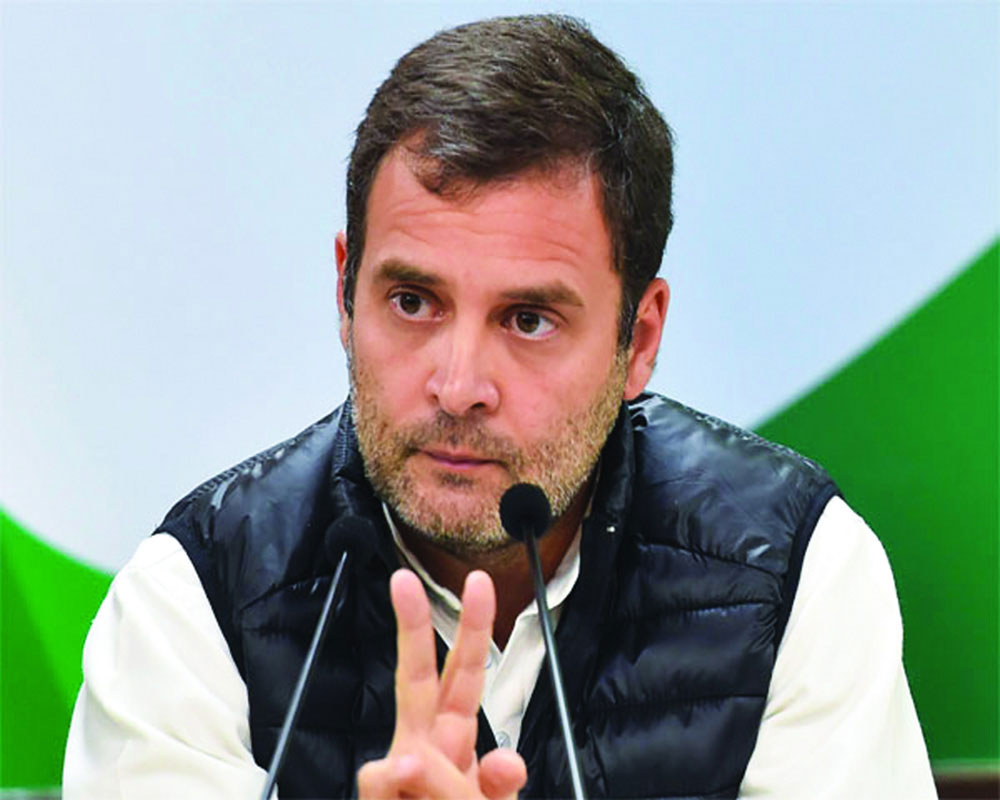 Union Budget: Rahul demands support to MSMEs, farmers, workers for employment generation
