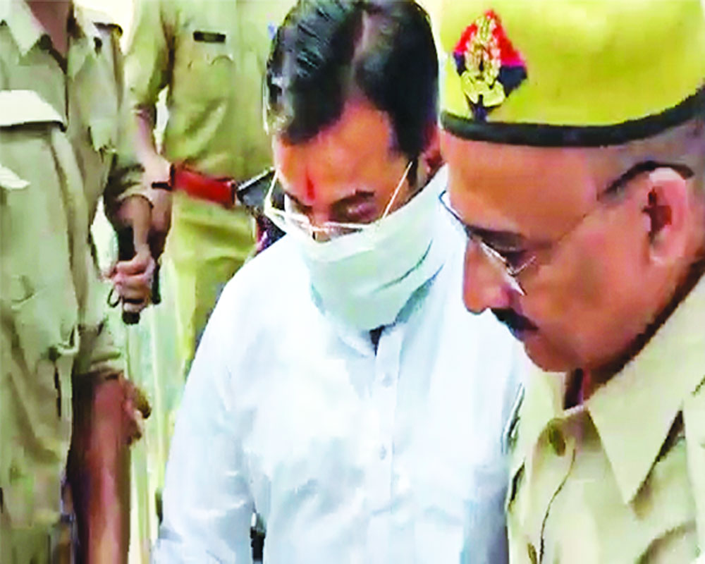 Union Minister Ajay’s son  held in Lakhimpur case