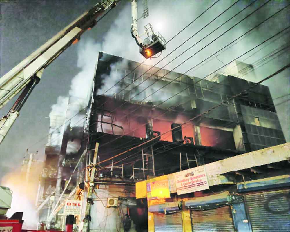 27 dead, 12 injured in Mundka building blaze