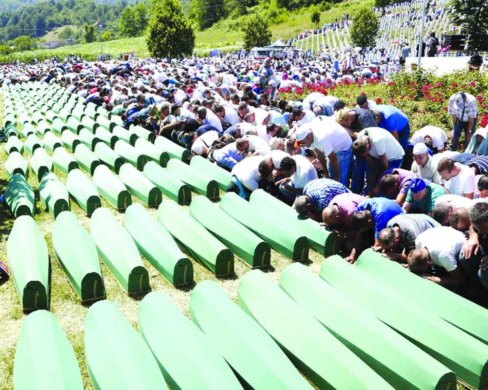 A silent prayer for Srebrenica