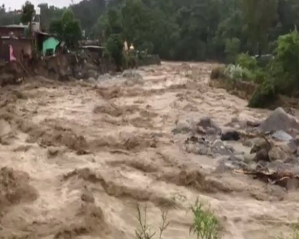 Cloudburst in Himachal, four feared washed away