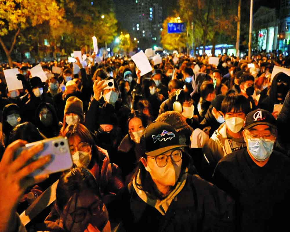 Covid protests in China