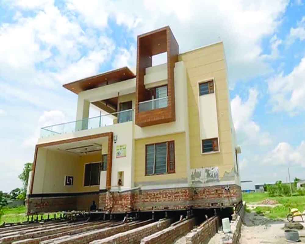 Farmer moving dream house for expressway in Punjab