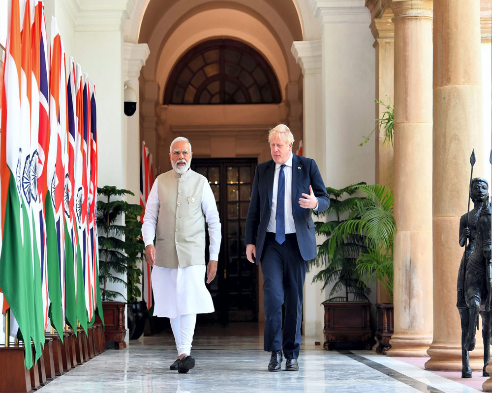 India, UK agree to scale up defence ties, ink FTA