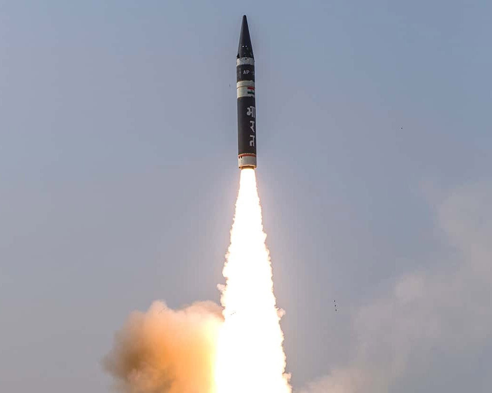 India successfully test fires medium-range ballistic missile