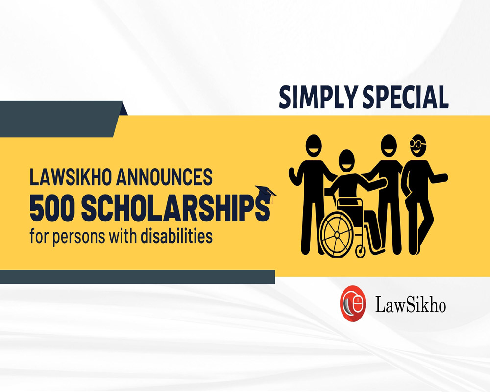 Let Your Worth Speak: 500 Persons with Disabilities might be Eligible for 100% Scholarships for LawSikho Courses