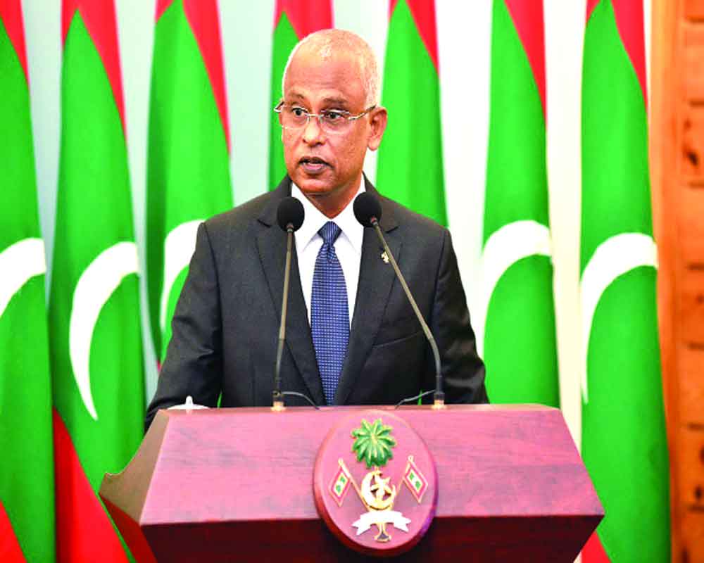 MALDIVES President SEEKS DEEPER TIEs WITH INDIA