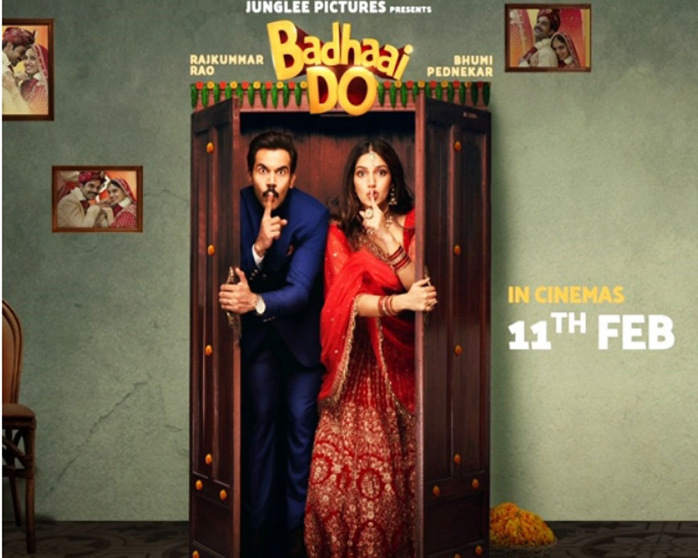 Rajkummar, Bhumi's secret is out with 'Badhaai Do' trailer