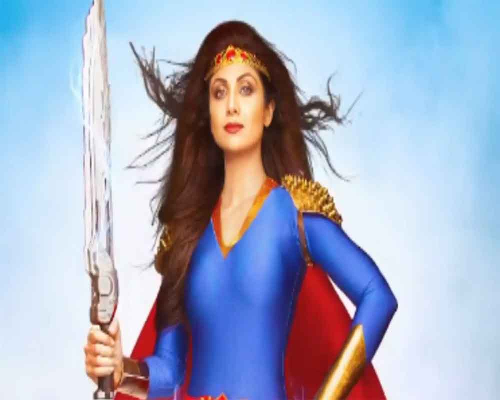 Shilpa Shetty turns superwoman for 'Nikamma'