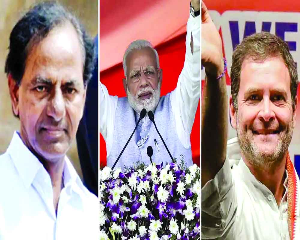 Where the big 3 stand  in Telangana polls