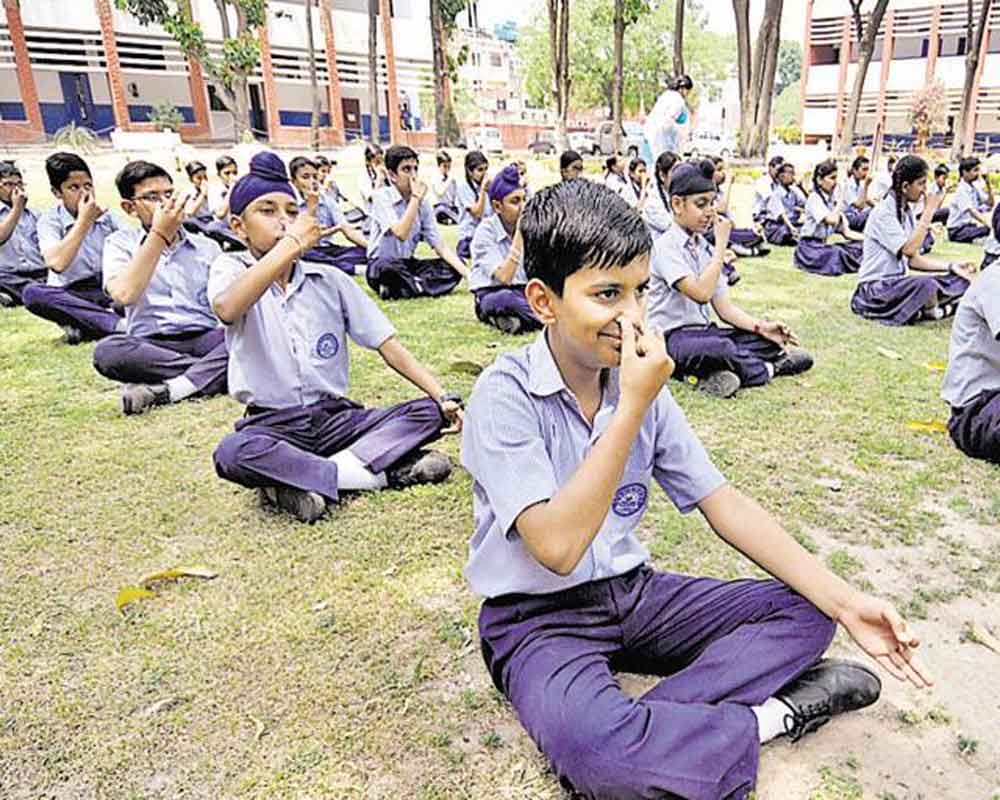 Yoga classes at 'Than Singh ki Pathshala' bring more cheers to students